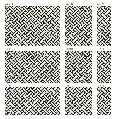 Mlečna folija za okna vitraž Prepletanje pravokotnikov