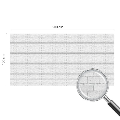 Okenska folija vitraž za zasebnost Tekstura opeke