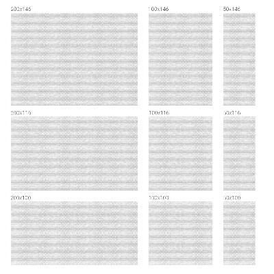Okenska folija vitraž za zasebnost Tekstura opeke
