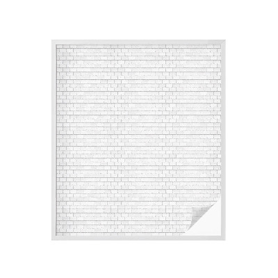 Okenska folija vitraž za zasebnost Tekstura opeke