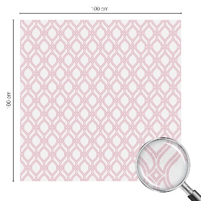 Folija za okna proti soncu Rožnate črte