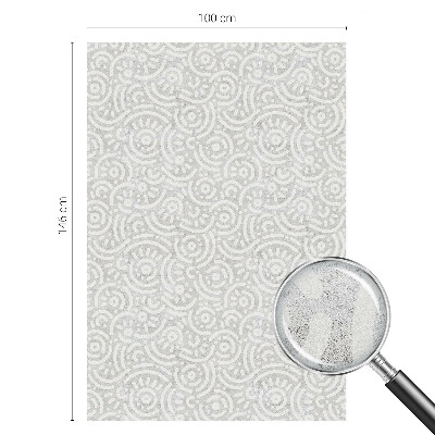 Mlečna folija za okna vitraž Geometrijska abstrakcija