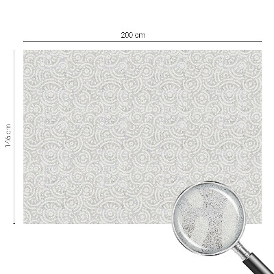 Mlečna folija za okna vitraž Geometrijska abstrakcija