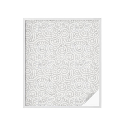 Mlečna folija za okna vitraž Geometrijska abstrakcija