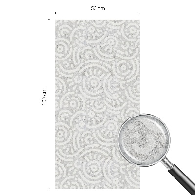 Mlečna folija za okna vitraž Geometrijska abstrakcija