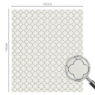 Dekorativna folija za steklo vitraž Preprosta eleganca