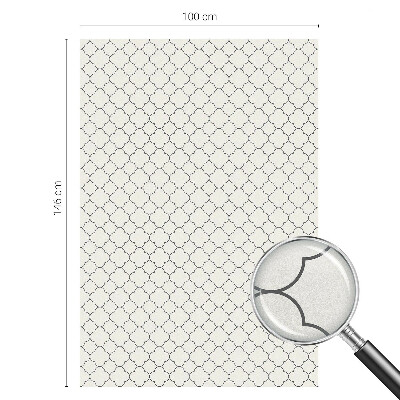 Dekorativna folija za steklo vitraž Preprosta eleganca