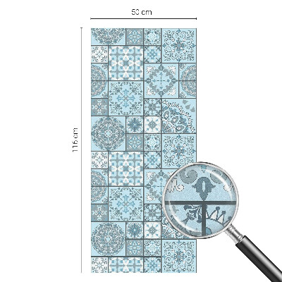 Folija za okna proti soncu Modre ploščice