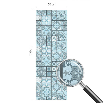 Folija za okna proti soncu Modre ploščice