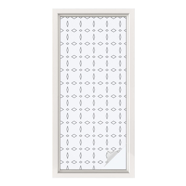 Folija za okna proti soncu Oblike rombov