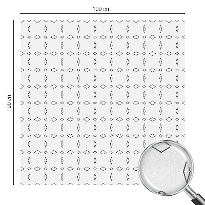 Folija za okna proti soncu Oblike rombov