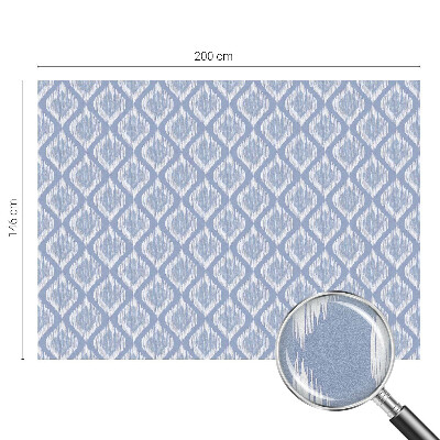 Okenska folija vitraž za zasebnost Etnični diamanti