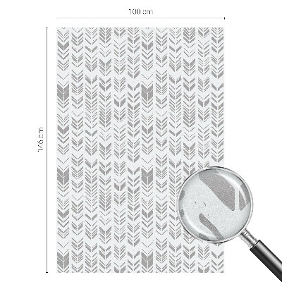 Mlečna folija za okna vitraž Vzorec puščice