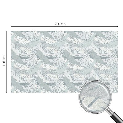 Dekorativna folija za steklo vitraž Nežni listi