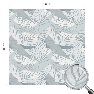 Dekorativna folija za steklo vitraž Nežni listi