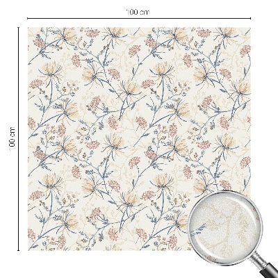 Okenska folija za zaščito pred pogledi Rože harmonije