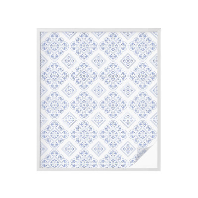 Mlečna folija za okna vitraž Geometrijski vzorec