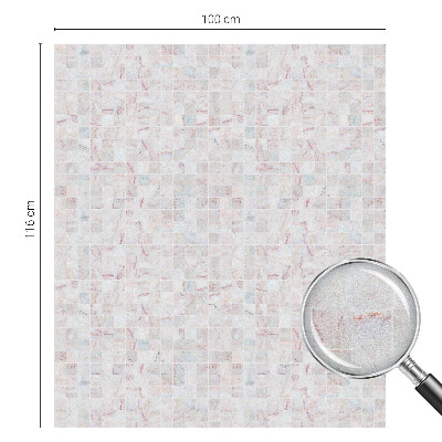 Folija za okna proti soncu Kamniti mozaik