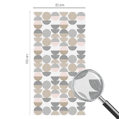 Okenska folija za zaščito pred pogledi Geometrijski vzorci