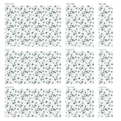 Okenska folija vitraž za zasebnost Zelena trta