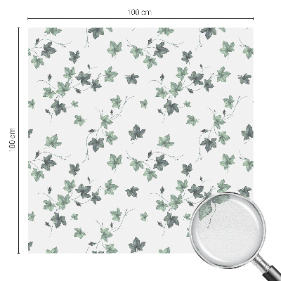 Okenska folija vitraž za zasebnost Zelena trta