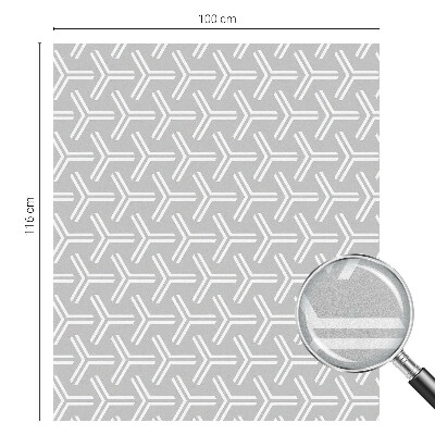 Okenska folija za zaščito pred pogledi Minimalistične linije