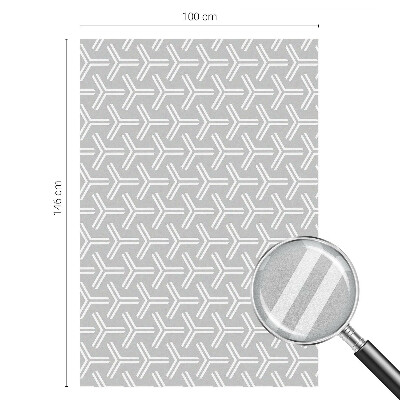 Okenska folija za zaščito pred pogledi Minimalistične linije