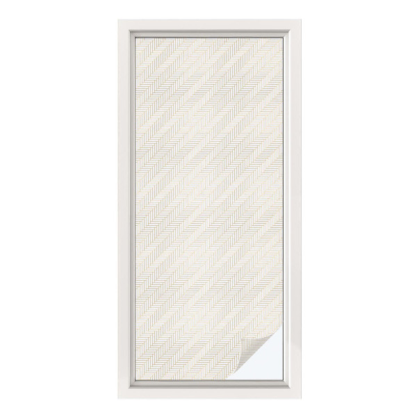 Dekorativna folija za steklo vitraž Eleganca ribje kosti