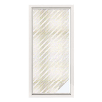 Dekorativna folija za steklo vitraž Eleganca ribje kosti