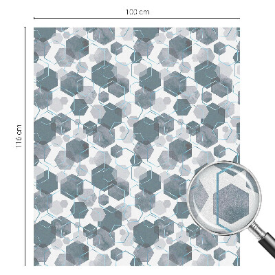 Folija za okna proti soncu Geometrični šesterokotniki