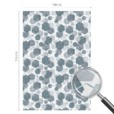Folija za okna proti soncu Geometrični šesterokotniki