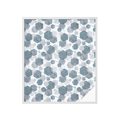 Folija za okna proti soncu Geometrični šesterokotniki