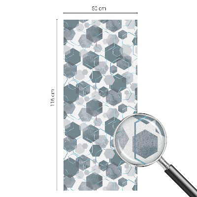 Folija za okna proti soncu Geometrični šesterokotniki