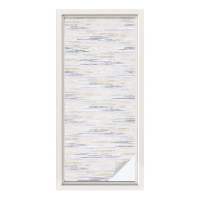 Okenska folija vitraž za zasebnost Abstraktne črte