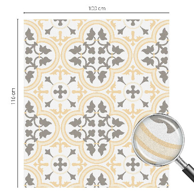 Dekorativna folija za steklo vitraž Rastlinski vzorci