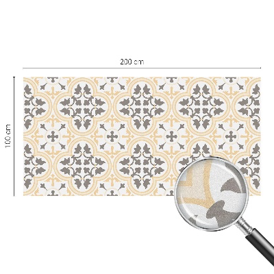 Dekorativna folija za steklo vitraž Rastlinski vzorci