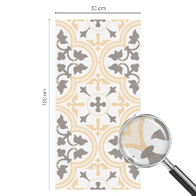 Dekorativna folija za steklo vitraž Rastlinski vzorci