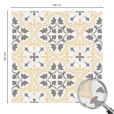 Dekorativna folija za steklo vitraž Rastlinski vzorci