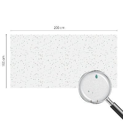 Mlečna folija za okna vitraž Razpršeni elementi