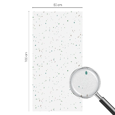 Mlečna folija za okna vitraž Razpršeni elementi