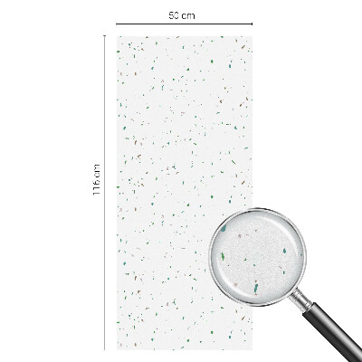 Mlečna folija za okna vitraž Razpršeni elementi