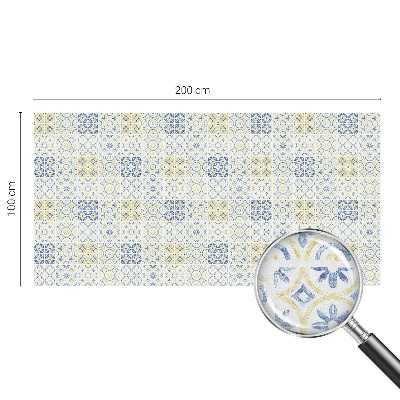 Dekorativna folija za steklo vitraž Klasične ploščice