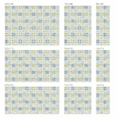 Dekorativna folija za steklo vitraž Klasične ploščice