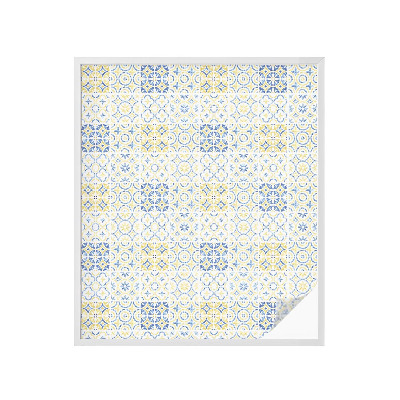 Dekorativna folija za steklo vitraž Klasične ploščice