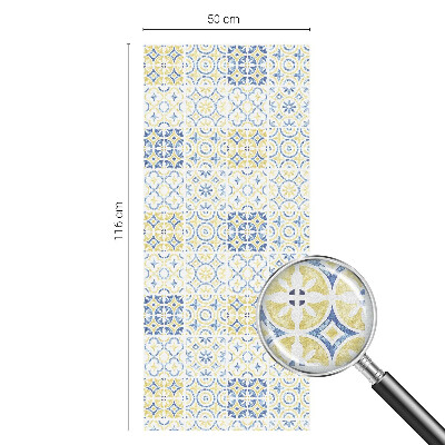 Dekorativna folija za steklo vitraž Klasične ploščice
