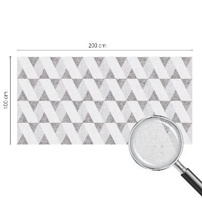 Okenska folija za zaščito pred pogledi Sivi trikotniki