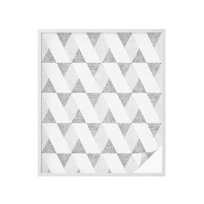 Okenska folija za zaščito pred pogledi Sivi trikotniki