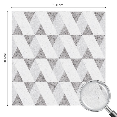 Okenska folija za zaščito pred pogledi Sivi trikotniki