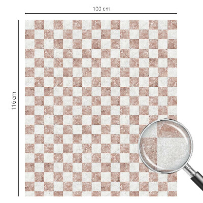 Folija za okna proti soncu Klasična šahovnica