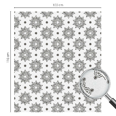 Dekorativna folija za steklo vitraž Klasične rozete